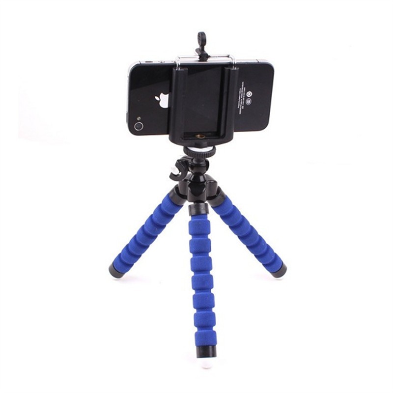 Mini Flexible Sponge Octopus Tripod Smartphone Tripod For Gopro 10 9 Camera Accessory - Nyaabs