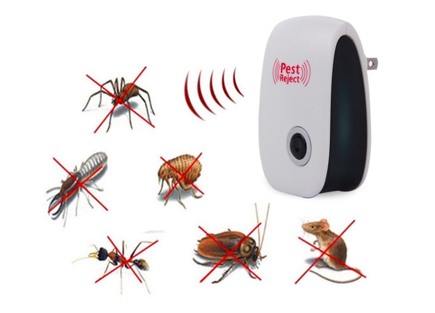 Electronic Ultrasonic Healthy Rechargeble Anti Mosquito Insect Pest Reject Mouse Repellent Repeller Practical Home EUUS Plug - Nyaabs