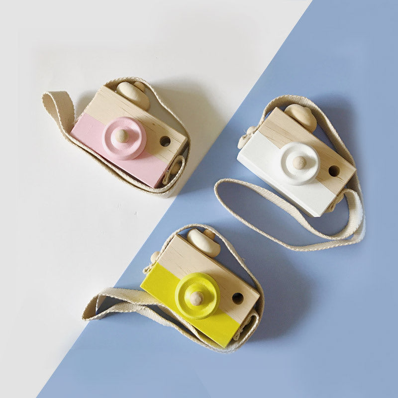 Cute Wooden Toys Camera Baby Kids - Nyaabs