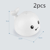 New Baby Bathroom Bath Electric Induction Whale Spray Small Toy - Nyaabs