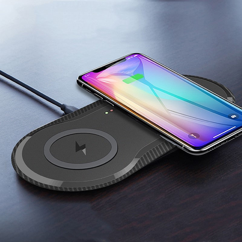 Wireless Charger Dual Mobile Phone Charger - Nyaabs