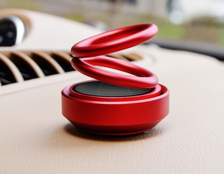 Solar Auto Rotation Car Air Freshener Perfume Seat - Nyaabs