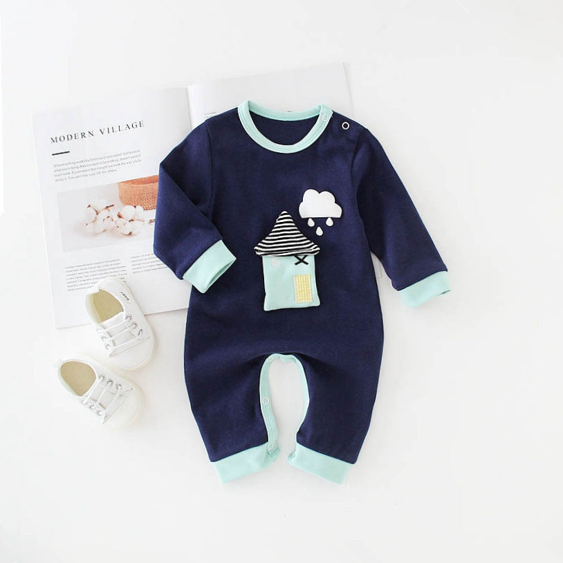 Baby one-piece romper cotton baby - Nyaabs