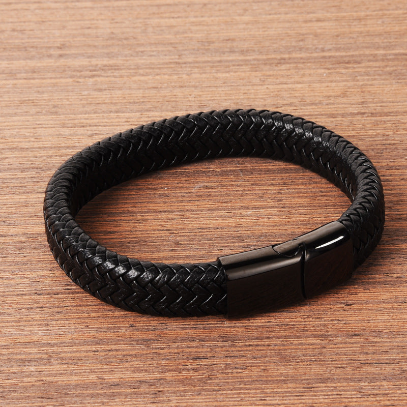 Classic Men Leather Bracelets - Nyaabs