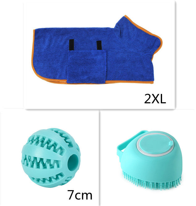 Silicone Dog Bath Massage Gloves Brush Pet Cat Bathroom Cleaning Tool Comb Brush For Dog Can Pour Shampoo Dog Grooming Supplies nyaabs.com