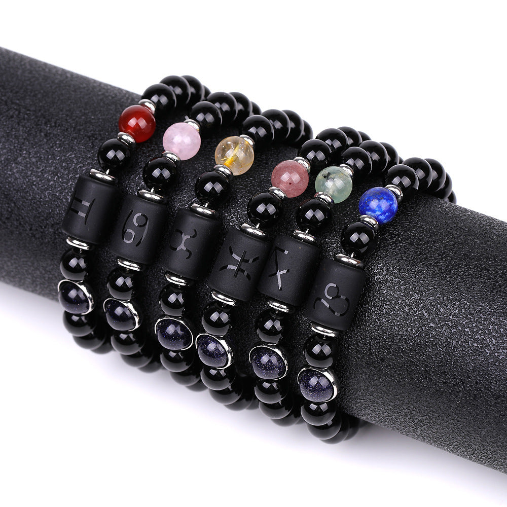 Fashion Twelve Constellations Bracelets Men - Nyaabs