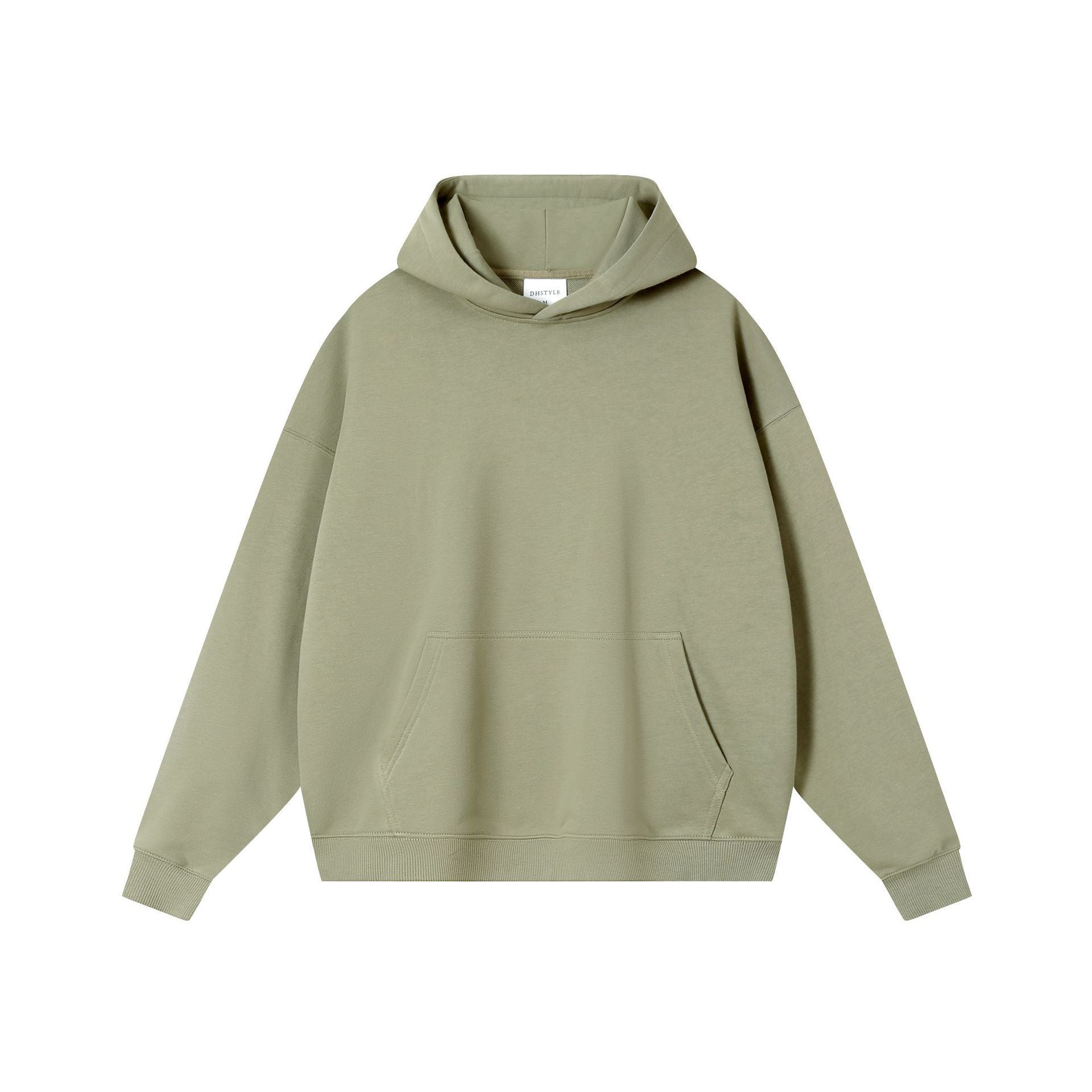 Drop Shoulder Hooded Pullover Men's Autumn And Winter Hoodie - Nyaabs