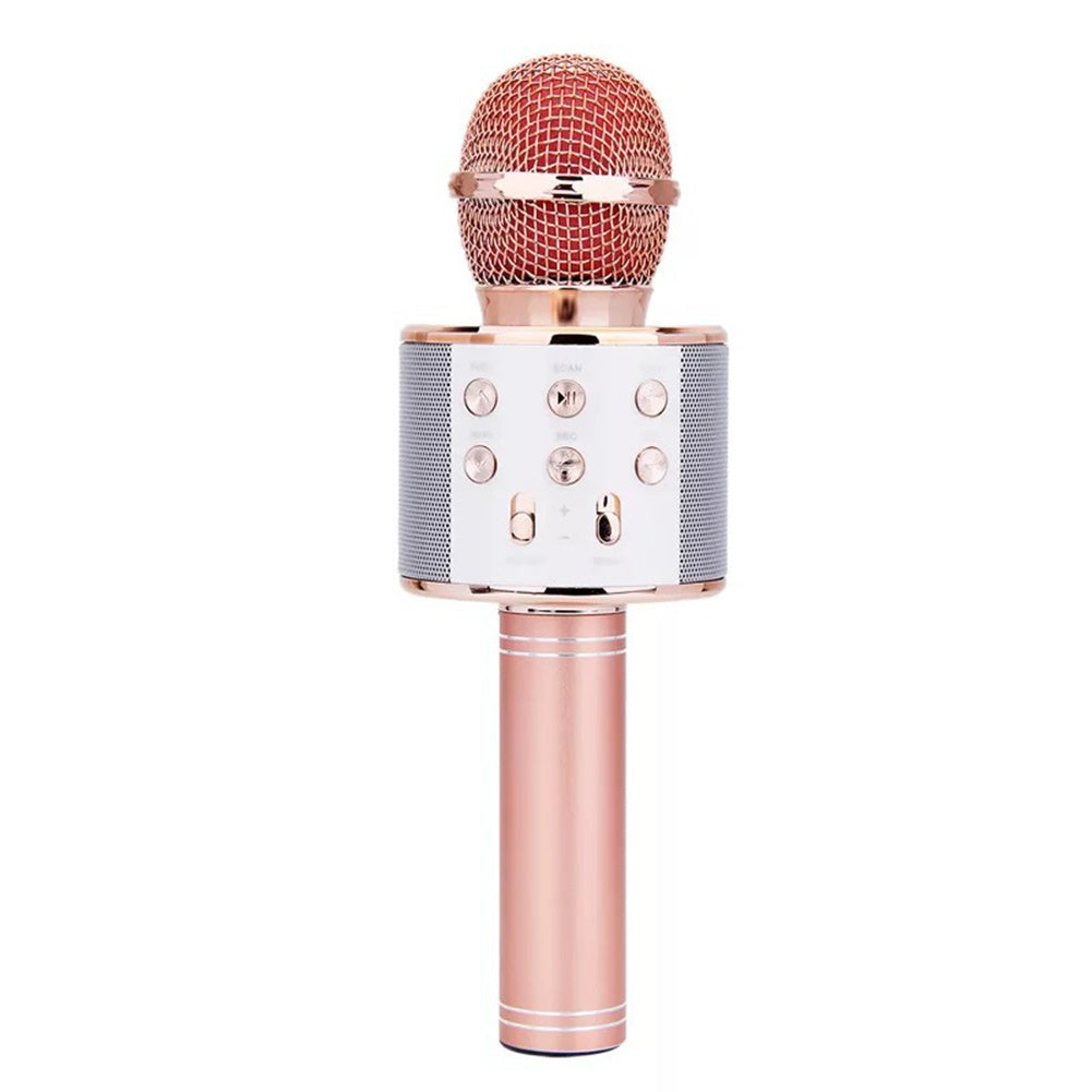 Wireless Microphone Portable Bluetooth Mini Home Ktv For Music Playing Singing Speaker Player - Nyaabs