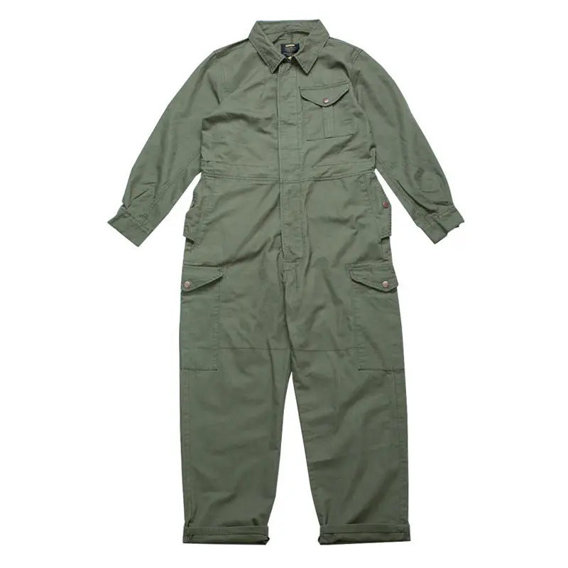 Multi-pocket Workwear Jumpsuit Men's Work Suit - Nyaabs