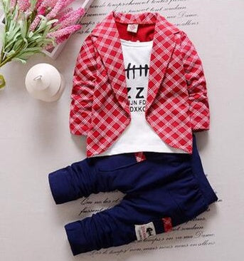 toddler baby clothes children suit 0-3 years old suit + pants children's sportswear boys girls children's clothing brand - Nyaabs