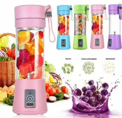 Portable Blender With USB Rechargeable Mini Kitchen Fruit Juice Mixer - Nyaabs