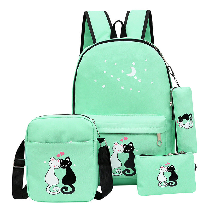 Children's Cartoon Cute Canvas Bag - Nyaabs