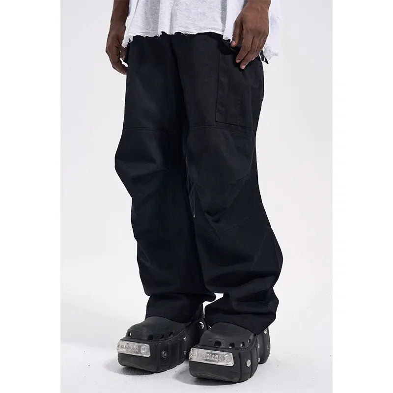 Street Casual Loose Fitting Overalls For Men - Nyaabs