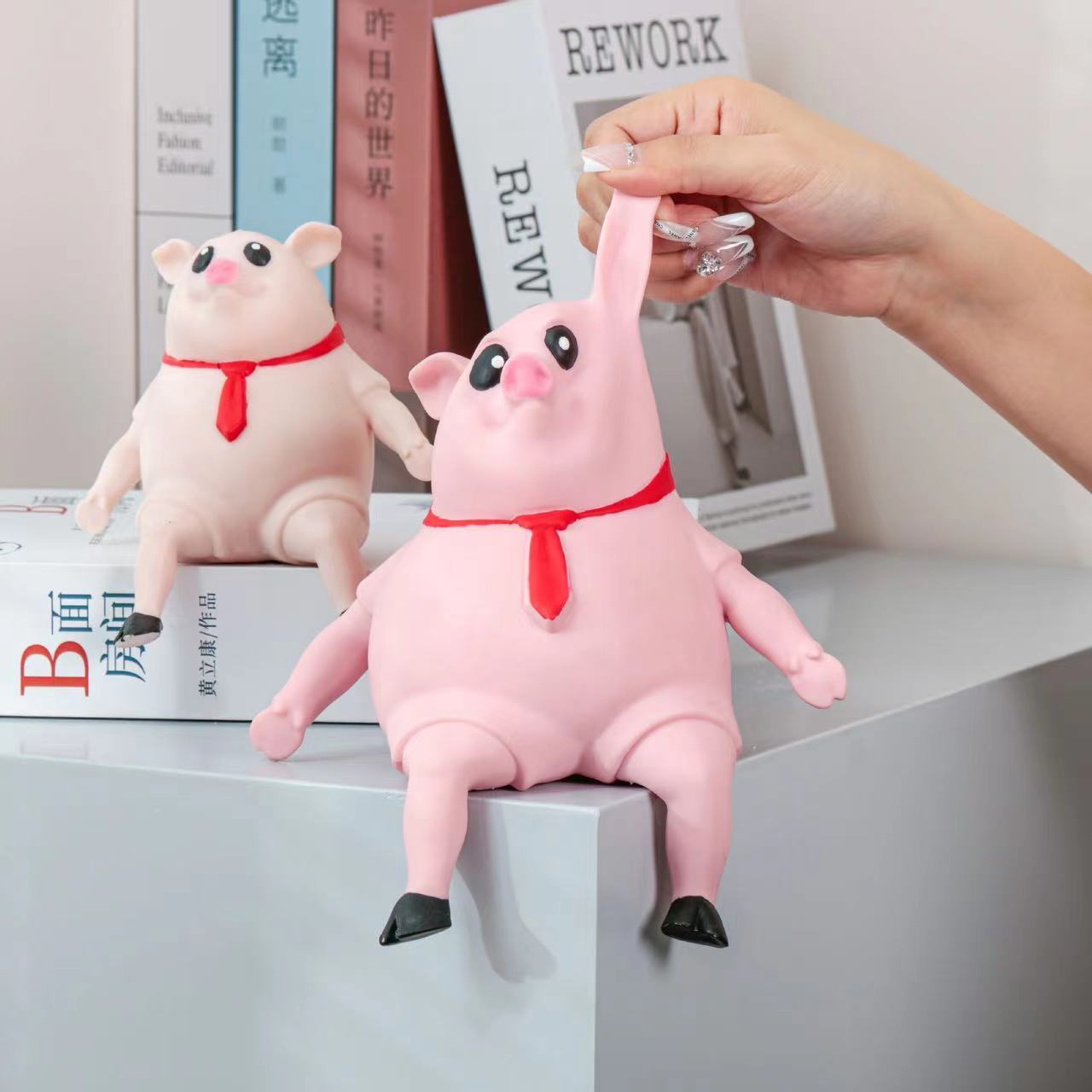 Piggy Squeeze Toys  Pigs Antistress Toy Cute Squeeze Animals Lovely Piggy Doll Stress Relief Toy Children Day For Kids Gift Gifts - Nyaabs