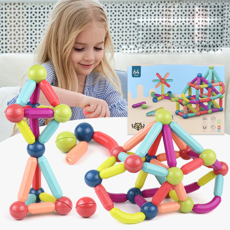 Baby Toys Magnetic Stick Building Blocks Game Magnets Children Set Kids Magnets For Children Magnetic Toy Bricks - Nyaabs