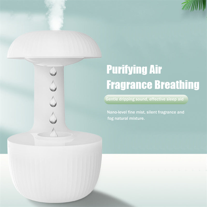 Anti-gravity Air Humidifier Mute Countercurrent Humidifier Levitating Water Drops Cool Mist Maker Fogger Relieve Fatigue - Nyaabs