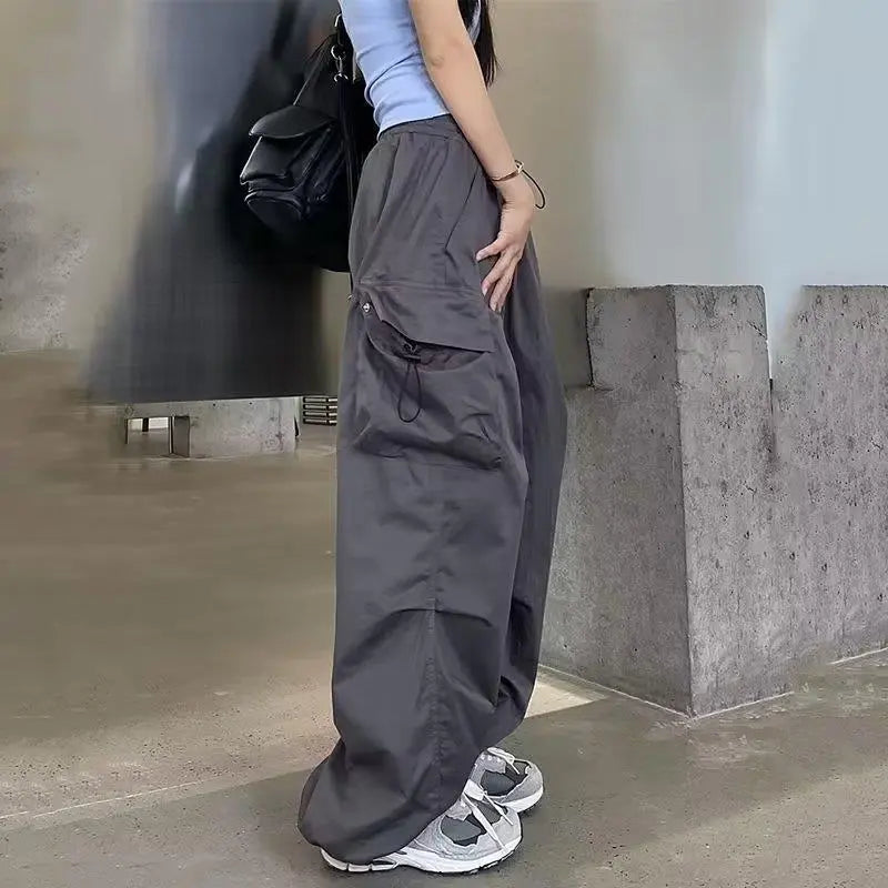 Straight Wide Leg Casual Pants - Nyaabs