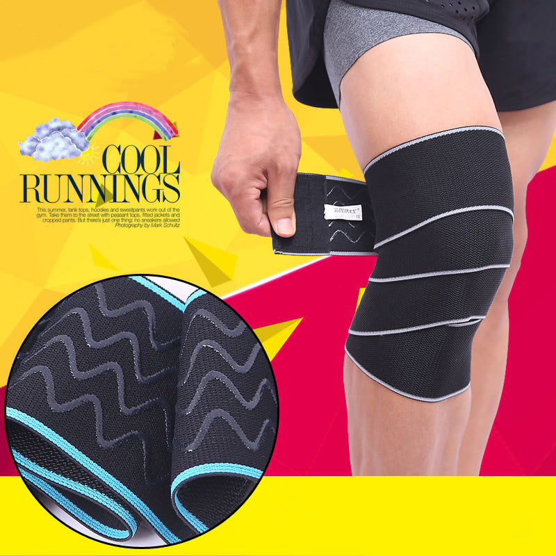 Lifting Knee Wraps Sports Running Basketball Football Wrap Bandage Kneepad - Nyaabs