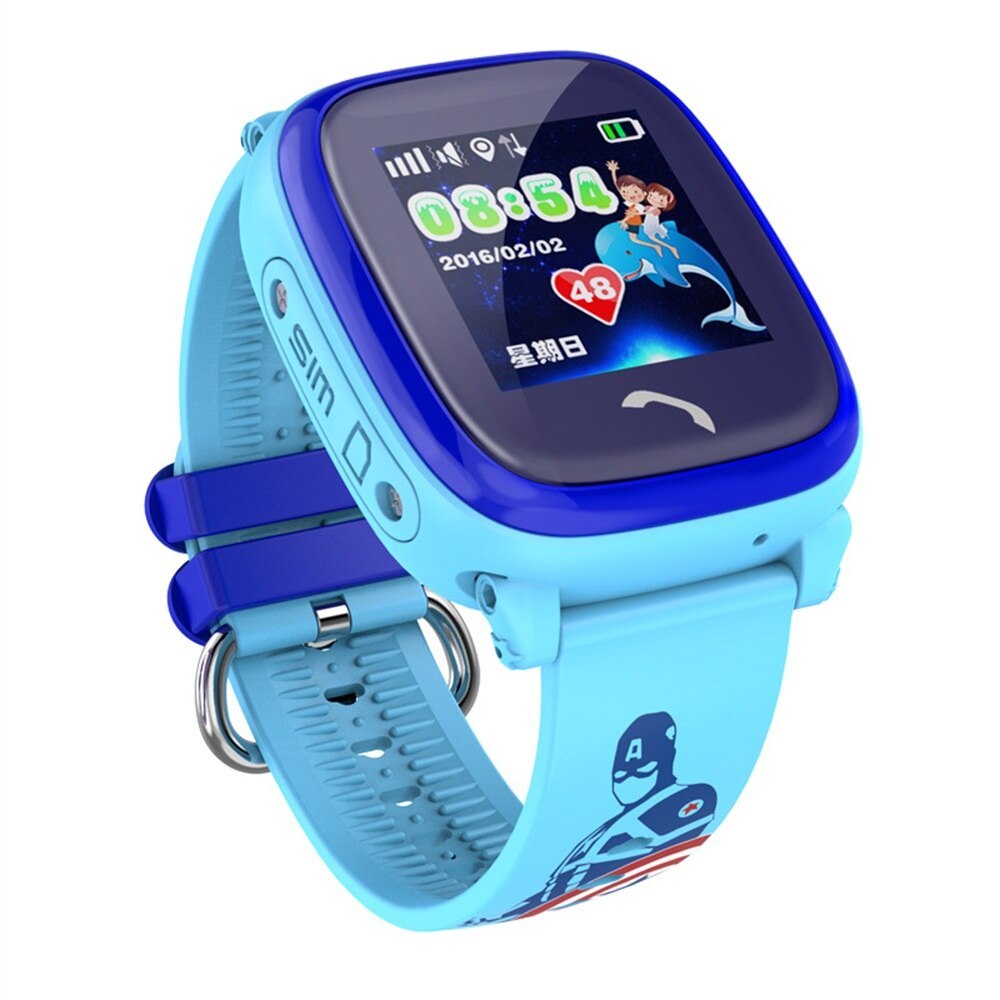 DF25 Children Waterproof Smart Watches Touch Screen Call for Rescue Remote Monitoring and Location Children's Telephone Watches - Nyaabs