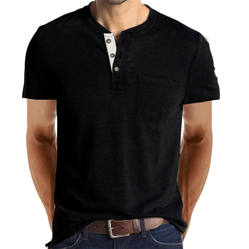 Men's Short Sleeve T-shirt Half Sleeve PoIo Shirt - Nyaabs