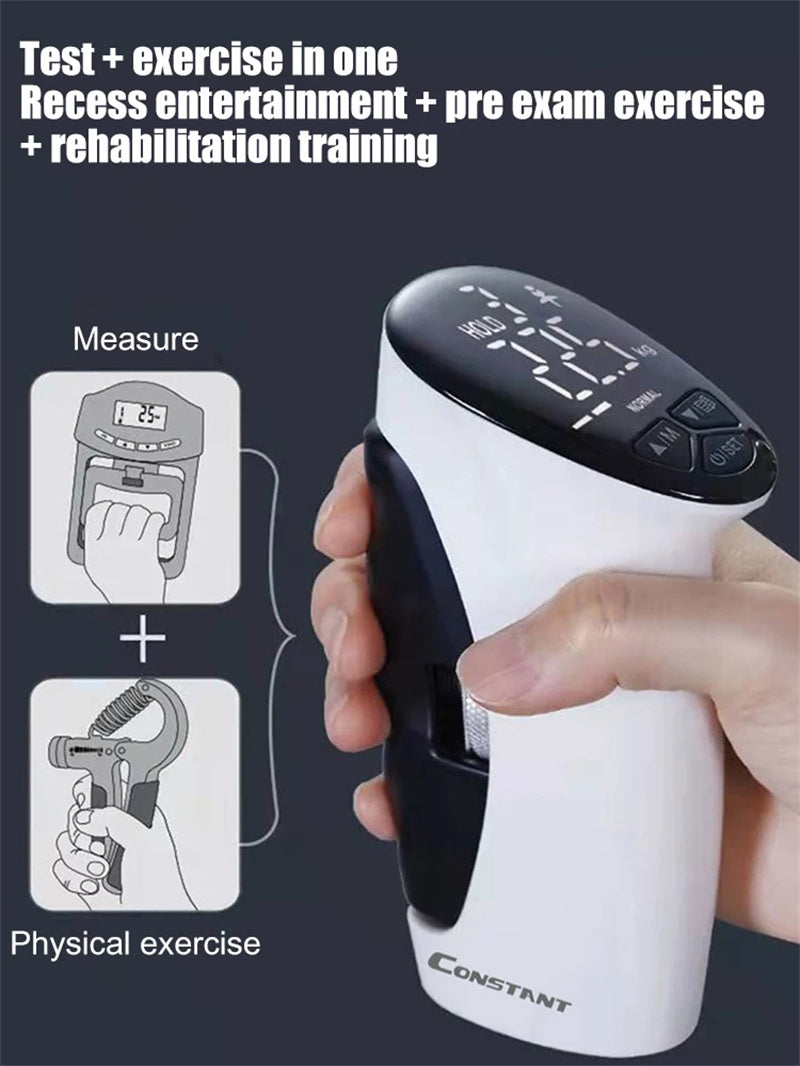 Digital Electric Hand Gripper Hand Dynamometer Counting Gripper Hand Grips Strengthener Measurement Meter Auto Capturing Power Good Way To Keep Fitness - Nyaabs