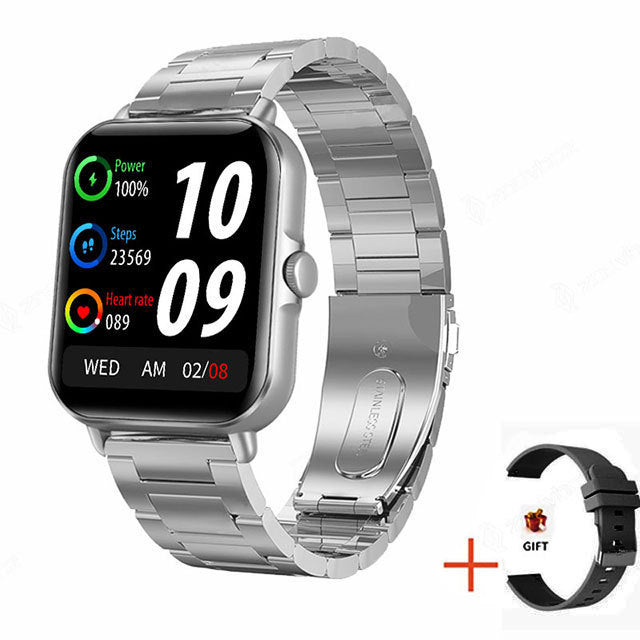 L21 Bluetooth Call Smart Watch Color Screen Voice Assistant - Nyaabs