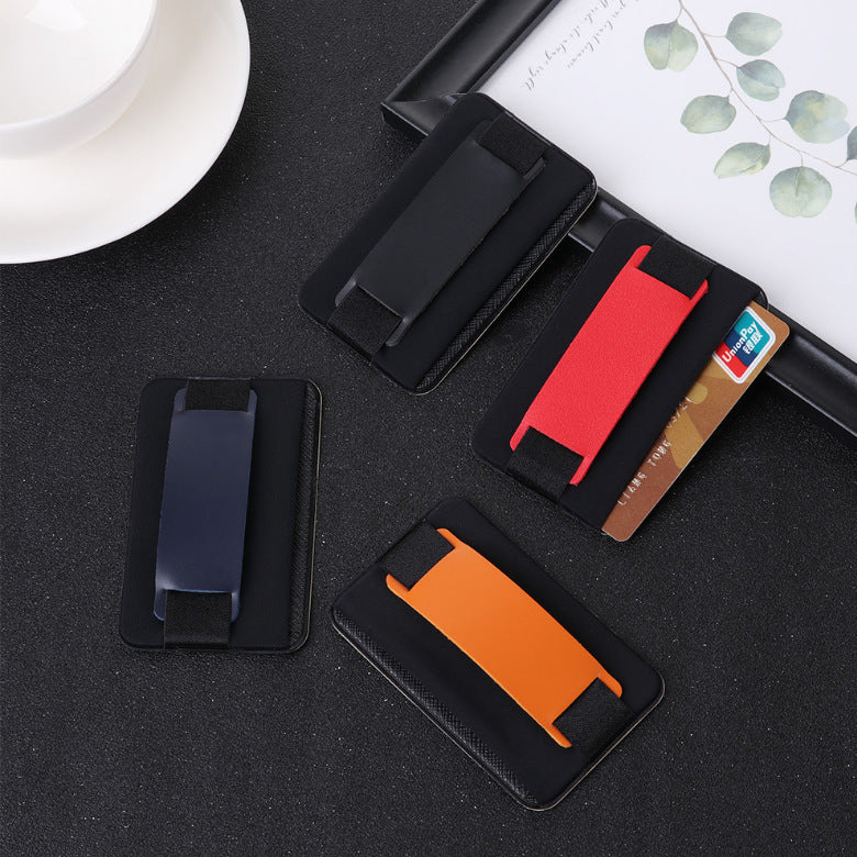 Lazy Bracket Lycra Thin Sticky Mobile Wallet - Nyaabs