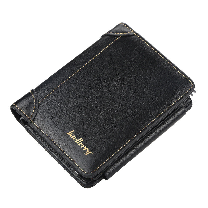 Men's Wallet Short Business Multi Card Slots Wallet - Nyaabs