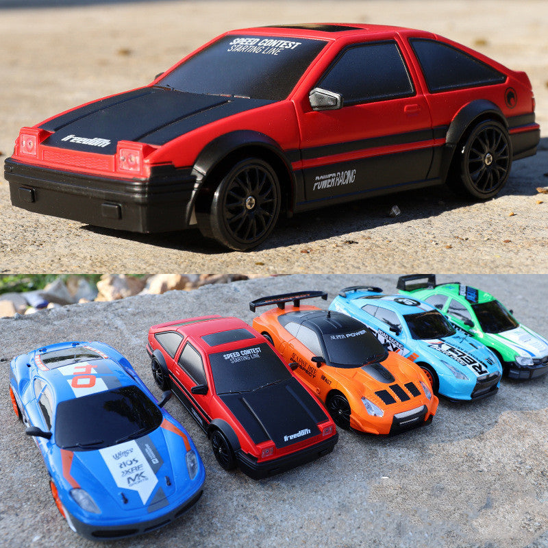 2.4G Drift Rc Car 4WD RC Drift Car Toy Remote Control GTR Model AE86 Vehicle Car RC Racing Car Toy For Children Christmas Gifts - Nyaabs