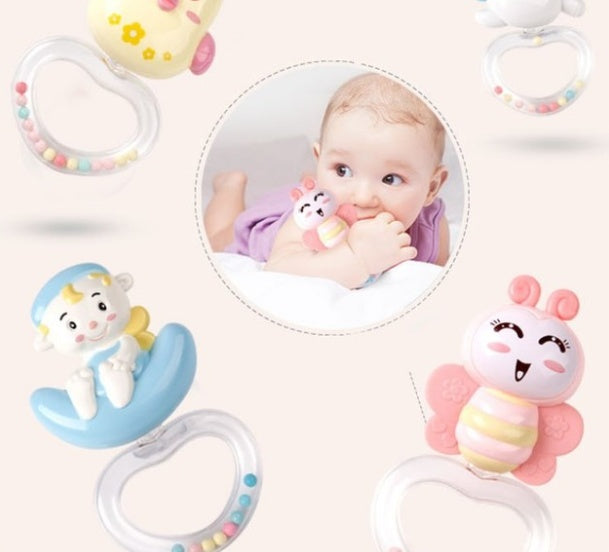 Baby Rattles Crib Mobiles Toy Holder Rotating Mobile Bed Bell Musical Box Projection Newborn Infant Baby Boy Toys - Nyaabs