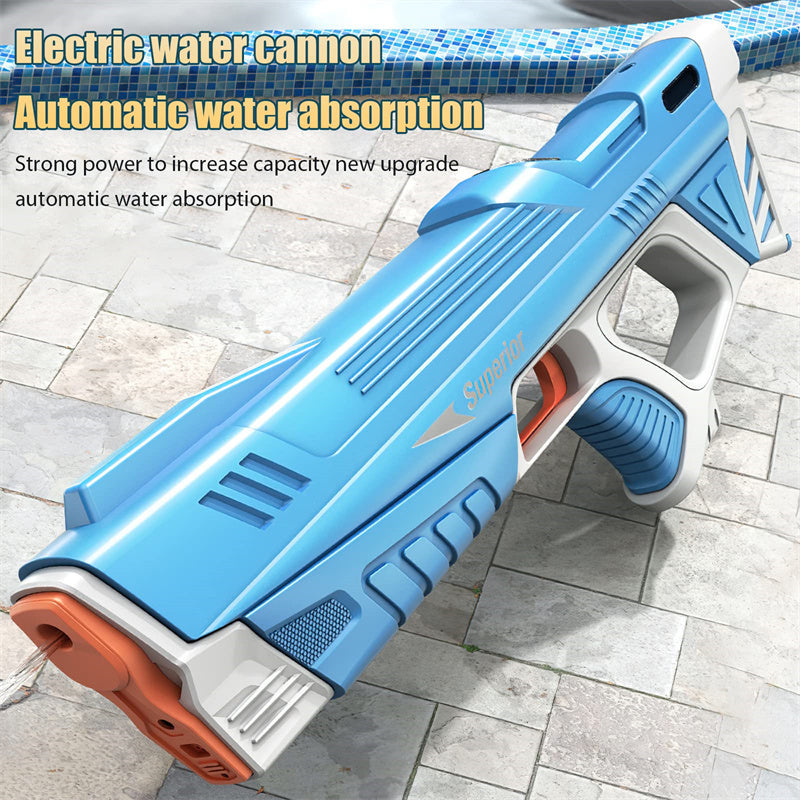 Summer Full Automatic Electric Water Gun Toy Induction Water Absorbing High-Tech Burst Water Gun Beach Outdoor Water Fight Toys - Nyaabs