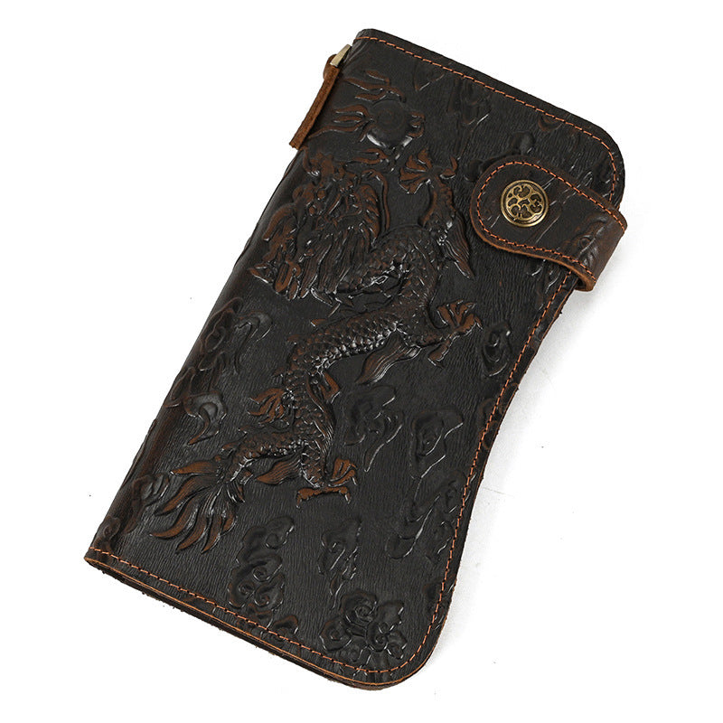 Men's Crazy Horse Leather Wallet - Nyaabs