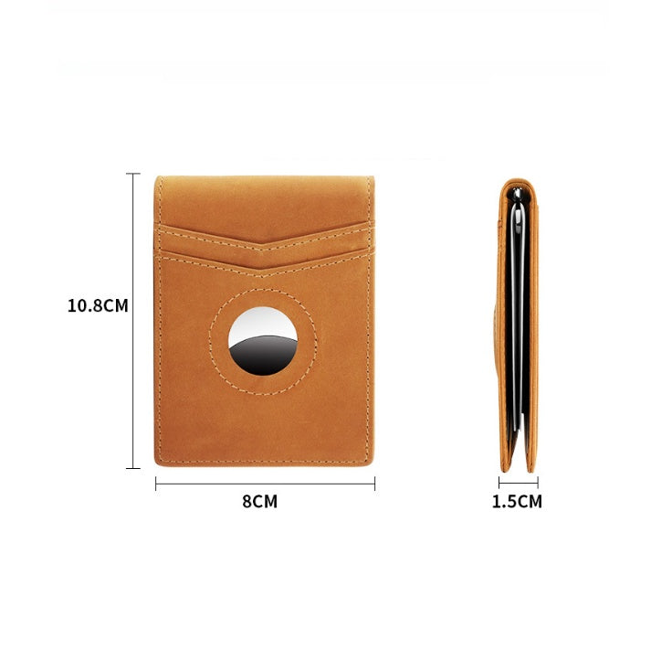 Anti-theft Brush Genuine Leather Men's Wallet - Nyaabs