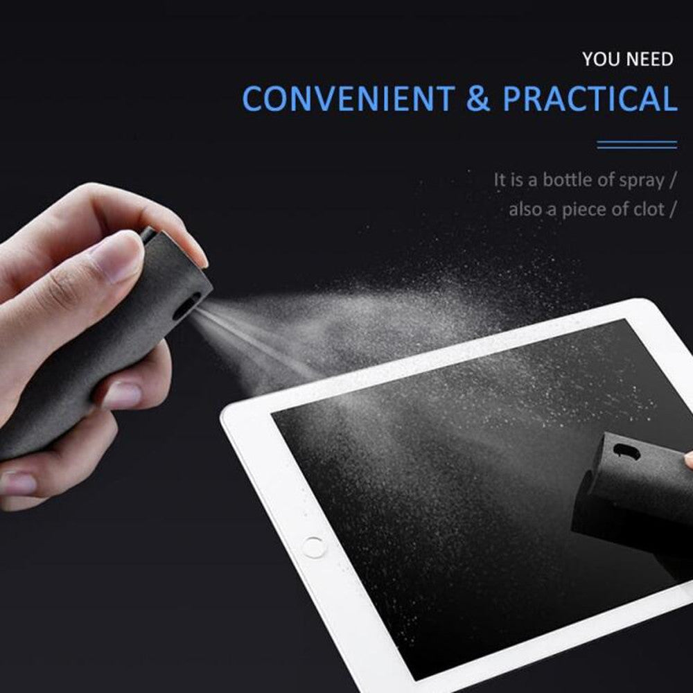 2 In 1 Phone Computer Screen Cleaner Kit For Screen Dust Removal Microfiber Cloth Set - Nyaabs