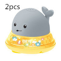 New Baby Bathroom Bath Electric Induction Whale Spray Small Toy - Nyaabs