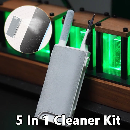 5 In 1 Screen Cleaner Kit Camera Phone Tablet Laptop Screen Cleaning Tools Earphone Cleaning Brush Pen For Office nyaabs.com