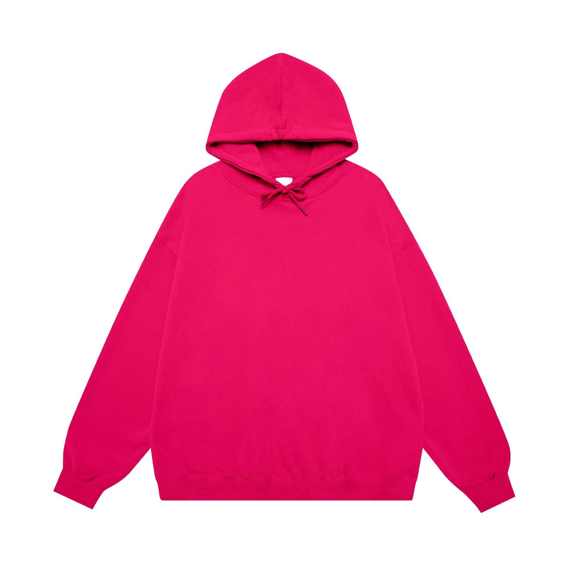 Autumn Loose Solid Color Basic Hooded Men's Sweater - Nyaabs