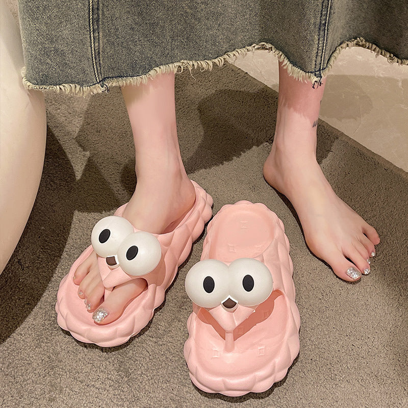 Korean Cartoon Cute Net Red Wind Beach Slippers nyaabs.com