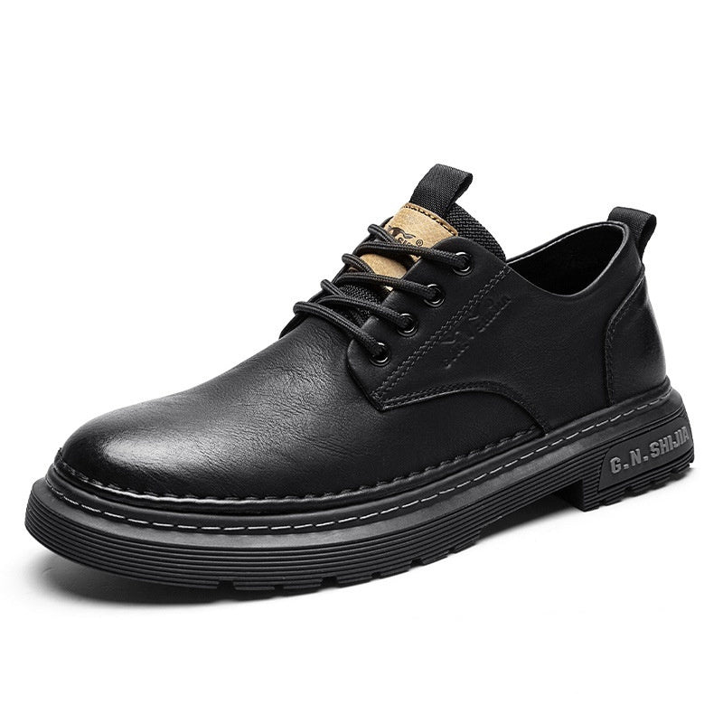 Men's Summer Breathable Casual Leather Shoes Martin Boots nyaabs.com