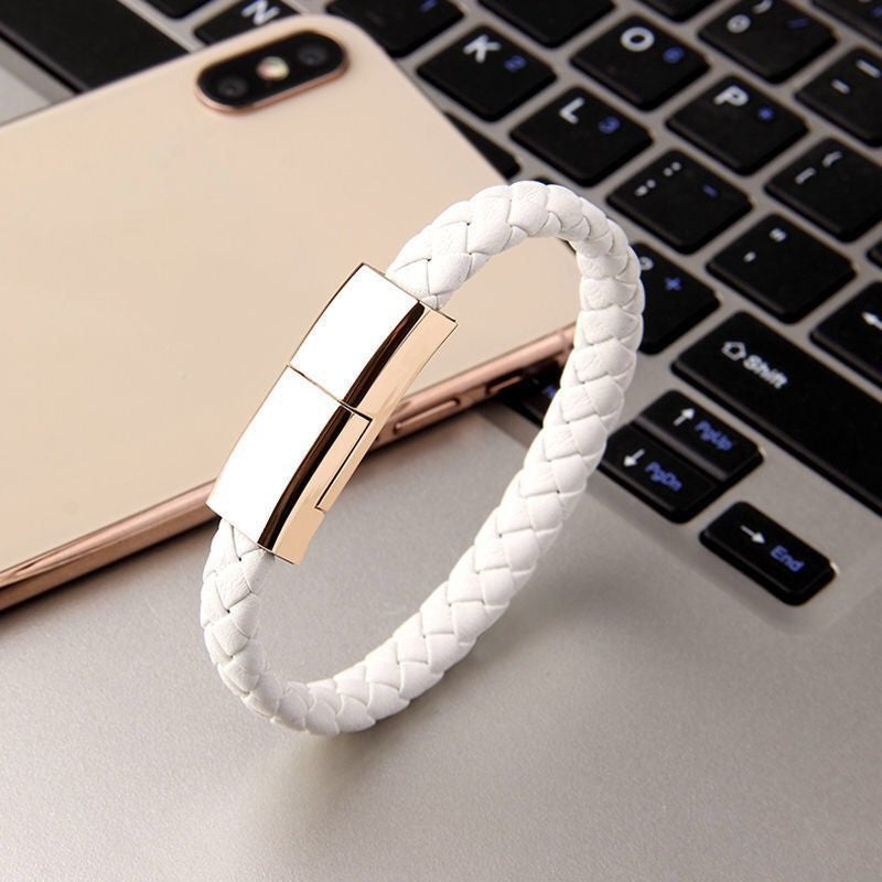 New Bracelet Charger USB Charging Cable Data Charging Cord For IPhone14 13 Max USB C Cable For Phone Micro Cable - Nyaabs