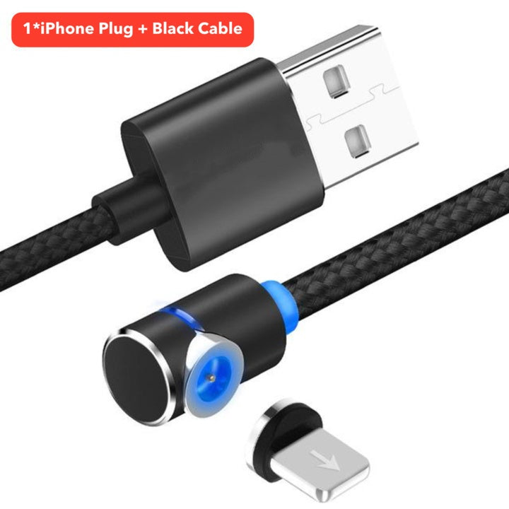 Magnetic Cable Micro Usb Cable 360 Degree Rotate Magnetic Charge Phone Charging Cord Wire - Nyaabs