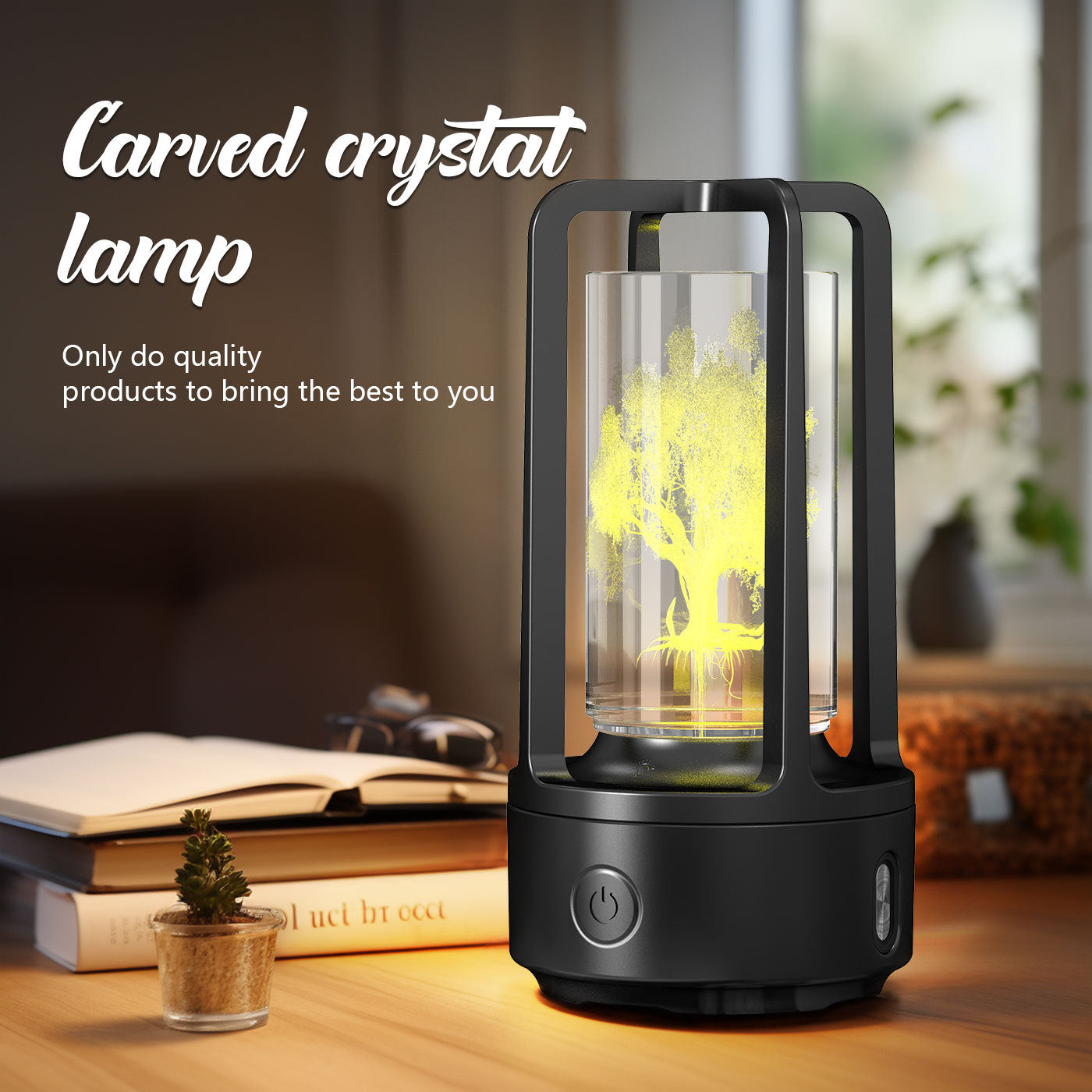 Creative 2 In 1 Audio Acrylic Crystal Lamp And Bluetooth Speaker Valentine's Day Gift Touch Night Lamp - Nyaabs