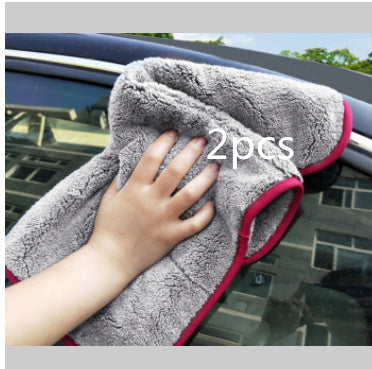 Microfiber Car Wash Towel Absorbent Car Supplies Cleaning Cloth - Nyaabs