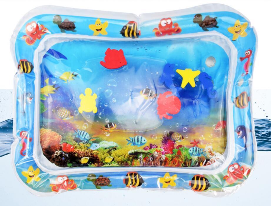 Baby Inflatable Water Mat, Infants Summer Beach Water Mat Patted Pad Water Cushion For Infants Toddlers Summer Activity Play Toys Baby Pillows - Nyaabs