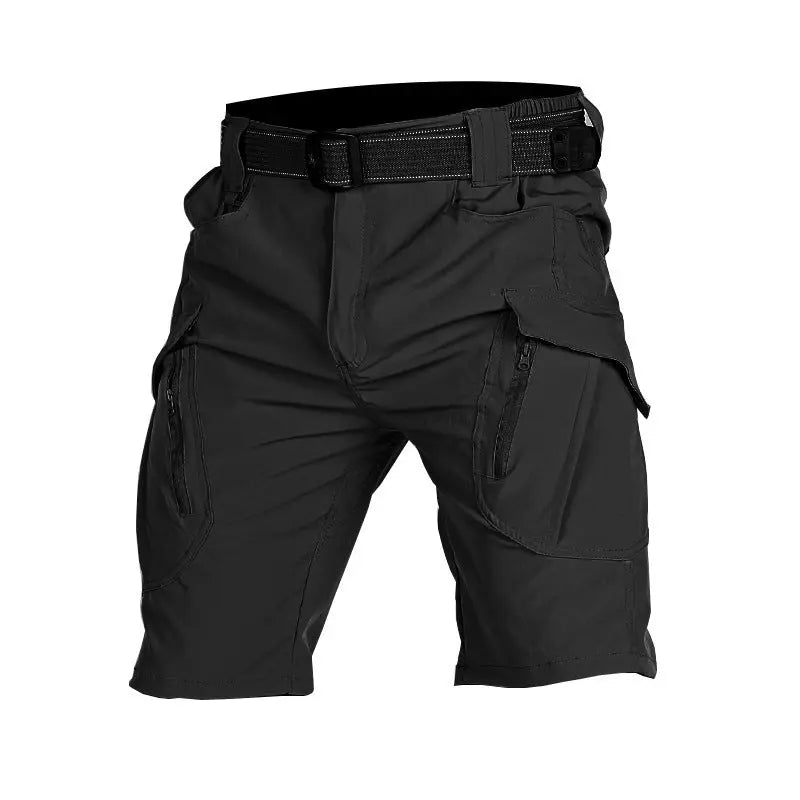 Men's Middle Pants Five-point Breathable Stretch Overalls IX9 Quick-drying Tactical Shorts - Nyaabs