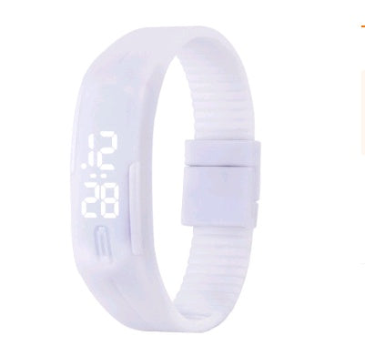 Waterproof LED Bracelet Watch Fashion Sports Watch White Light Touch Screen Electronic Student Watch - Nyaabs