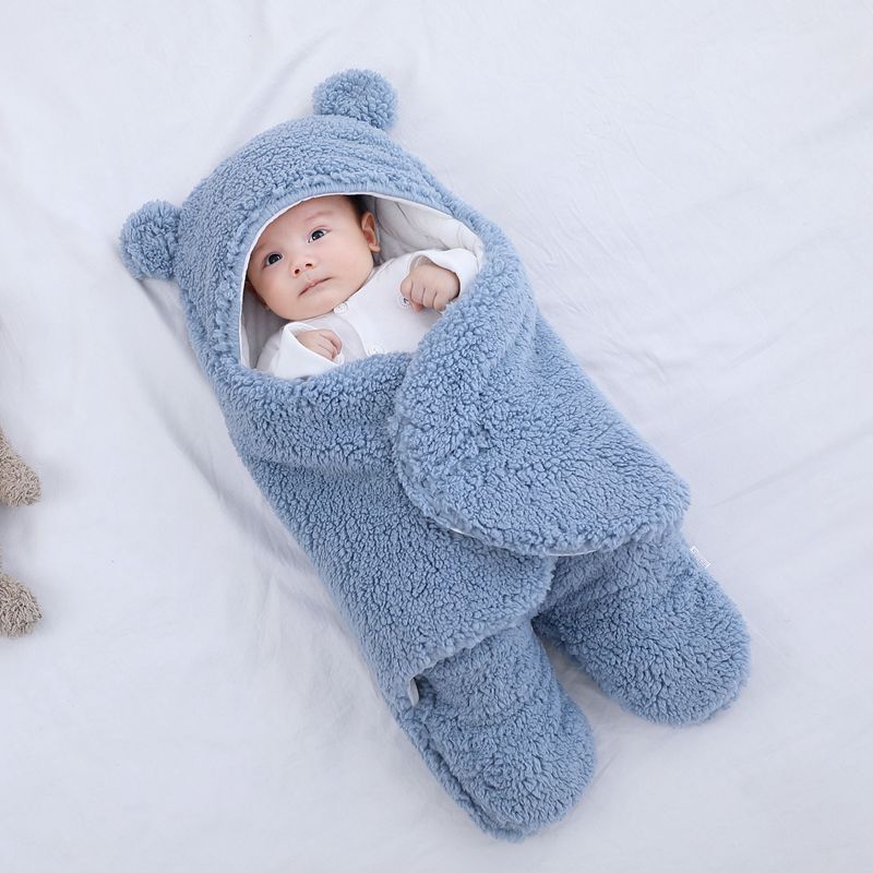 Baby Sleeping Bag Envelope for Newborn Baby Winter Swaddle Blanket - Nyaabs