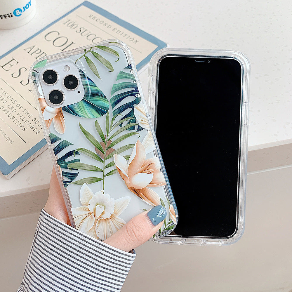 Banana Leaf Watercolor Flowers Are Suitable For Protecting Mobile Phone Cases - Nyaabs