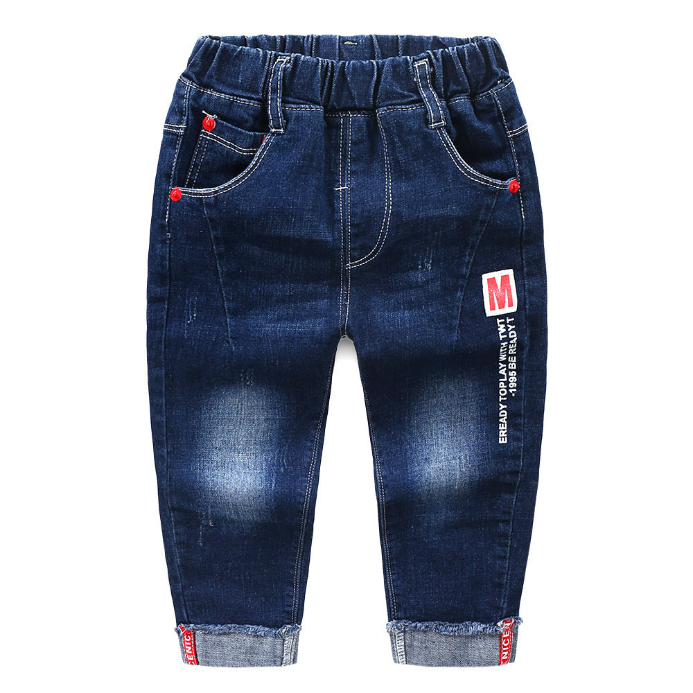 Fashion Jeans For Boys, Children, Korean Style, Long Pants - Nyaabs