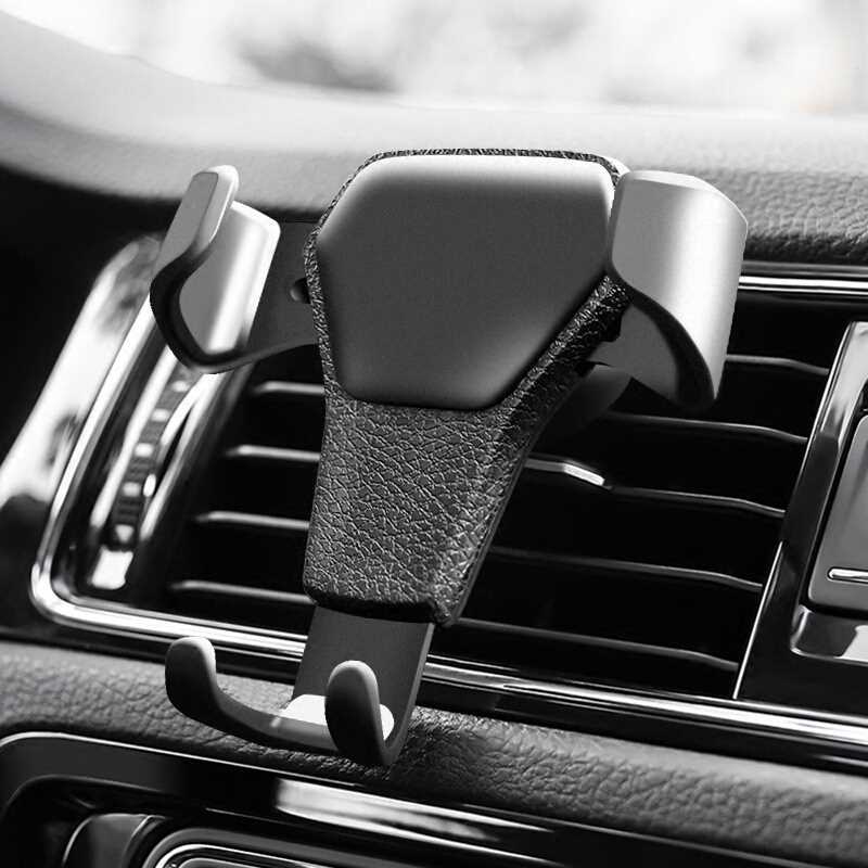 Car Phone Holder For Phone In Car Air Vent Mount Stand No Magnetic Mobile Phone Holder Universal Gravity Smartphone Cell Support - Nyaabs